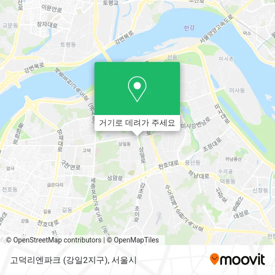 고덕리엔파크 (강일2지구) 지도