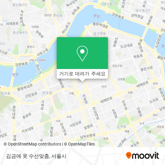 김금애 옷 수선맞춤 지도