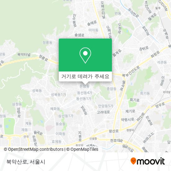 북악산로 지도