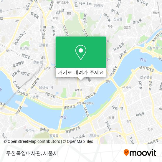 주한독일대사관 지도