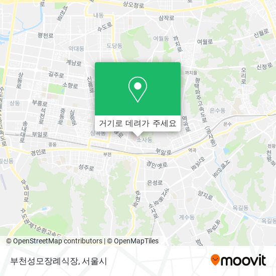 부천성모장례식장 지도