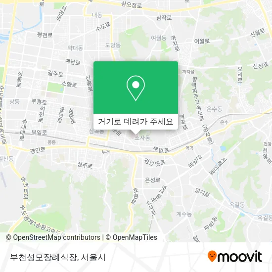 부천성모장례식장 지도