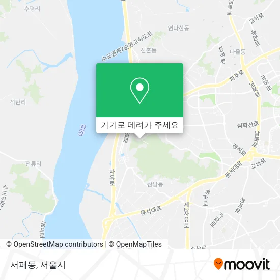 서패동 지도