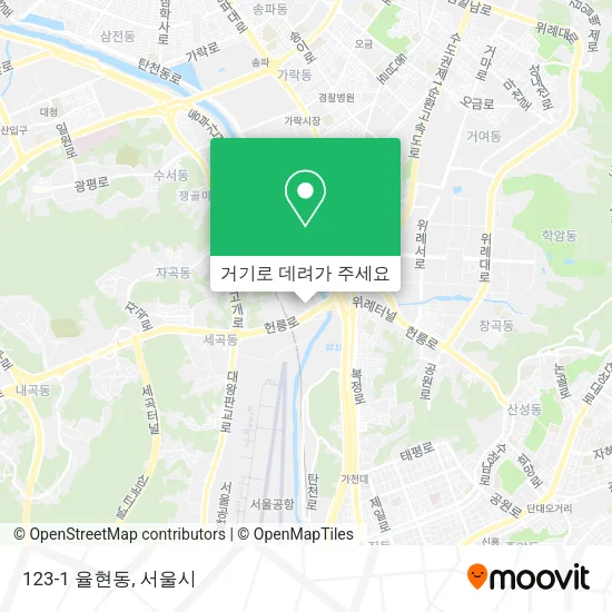 123-1 율현동 지도