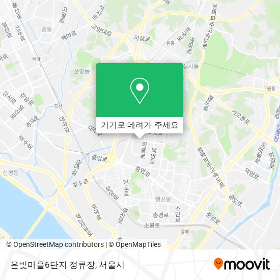 은빛마을6단지 정류장 지도