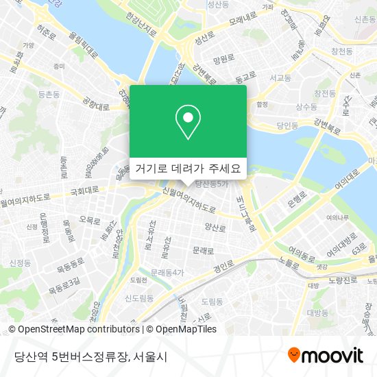 당산역 5번버스정류장 지도