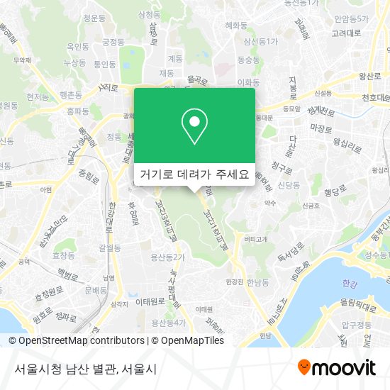 서울시청 남산 별관 지도