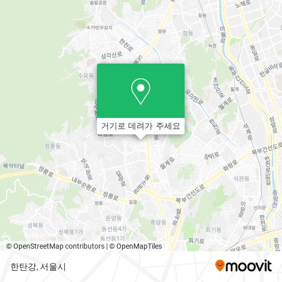 한탄강 지도