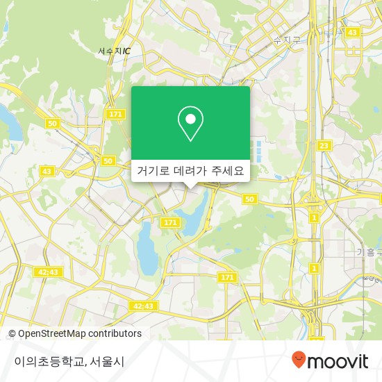 이의초등학교 지도