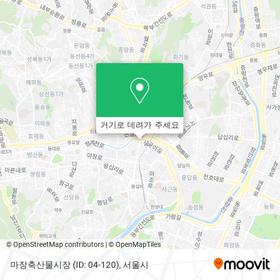 마장축산물시장 (ID: 04-120) 지도