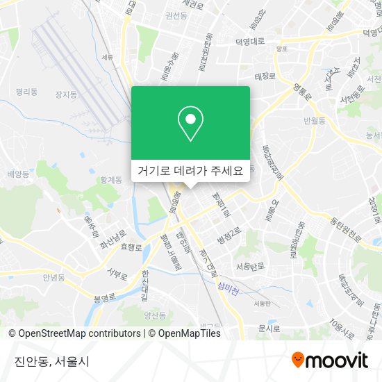 진안동 지도