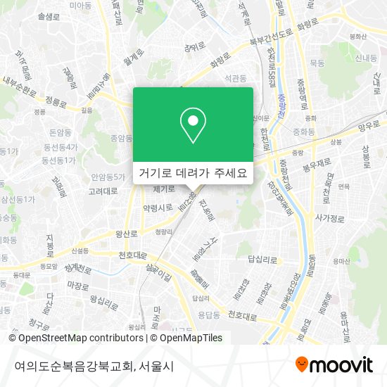 여의도순복음강북교회 지도