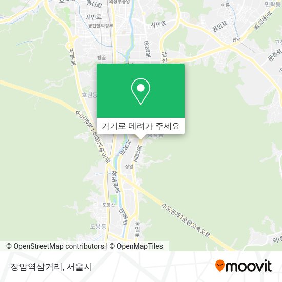 장암역삼거리 지도