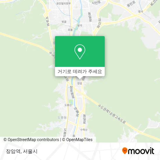 장암역 지도