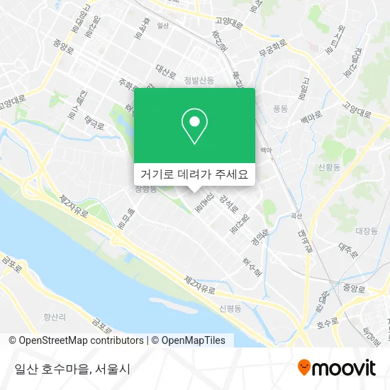 일산 호수마을 지도