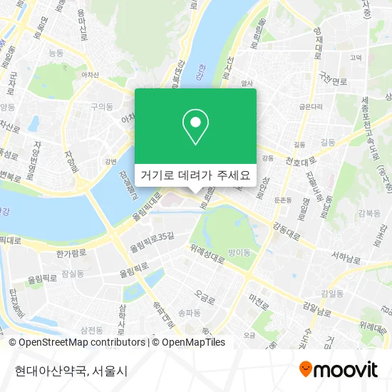현대아산약국 지도