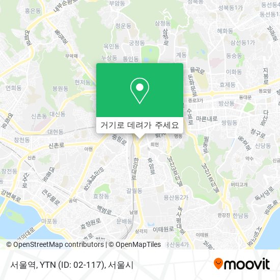 서울역, YTN (ID: 02-117) 지도