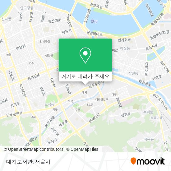 대치도서관 지도