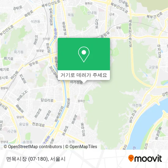 면목시장 (07-180) 지도
