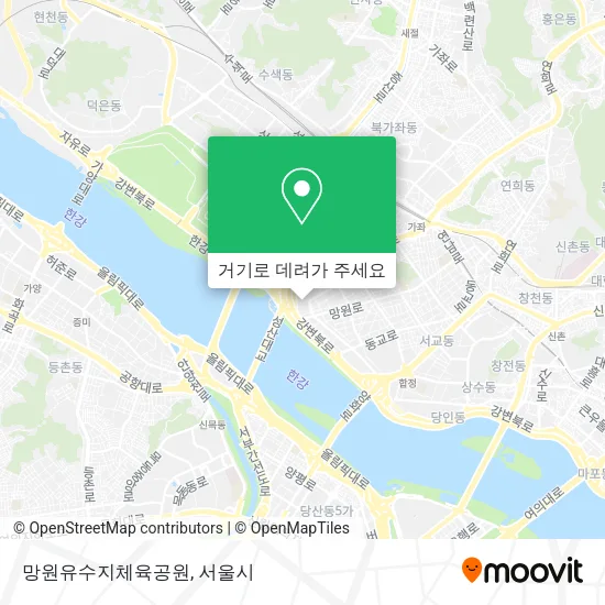 망원유수지체육공원 지도