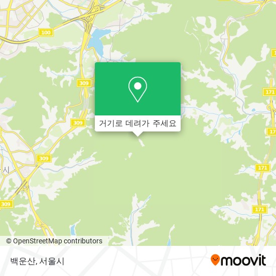 백운산 지도