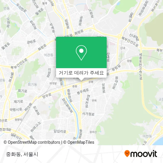 중화동 지도