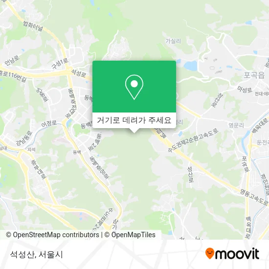 석성산 지도