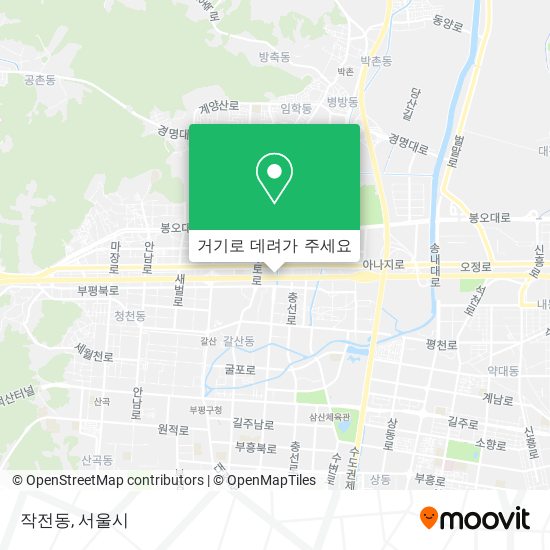 작전동 지도