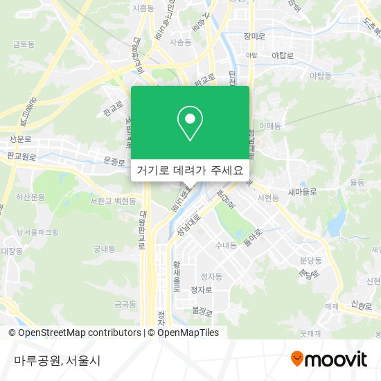 마루공원 지도