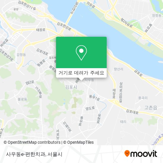 사우동e-편한치과 지도