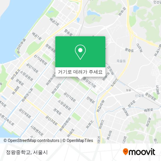 정왕중학교 지도