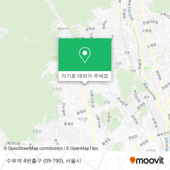 수유역 4번출구 (09-790) 지도
