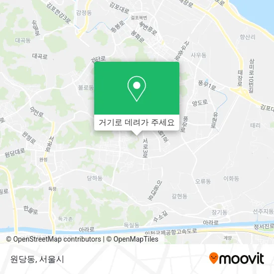 원당동 지도