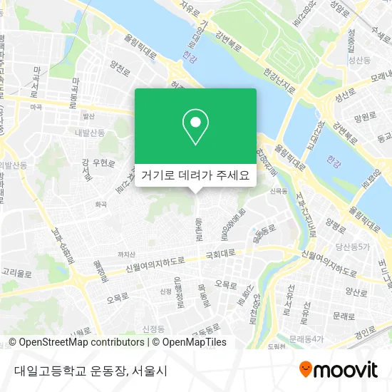 대일고등학교 운동장 지도