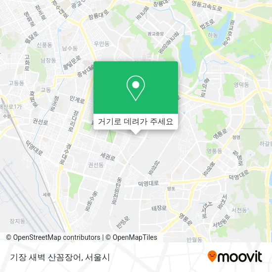 기장 새벽 산꼼장어 지도