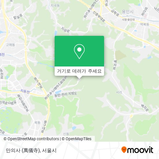 만의사 (萬儀寺) 지도