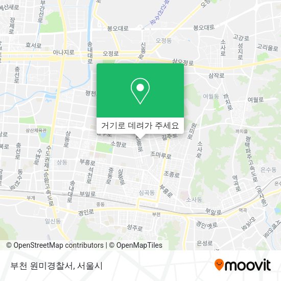 부천 원미경찰서 지도