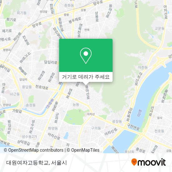 대원여자고등학교 지도