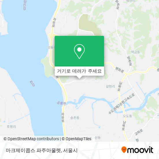 마크제이콥스 파주아울렛 지도
