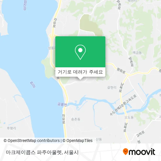 마크제이콥스 파주아울렛 지도
