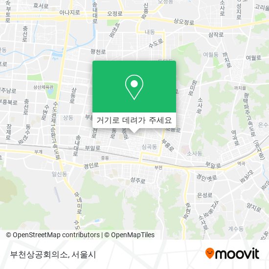 부천상공회의소 지도