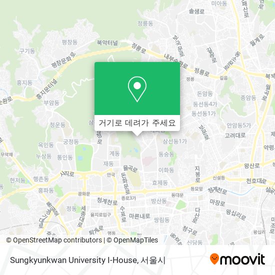 Sungkyunkwan University I-House 지도