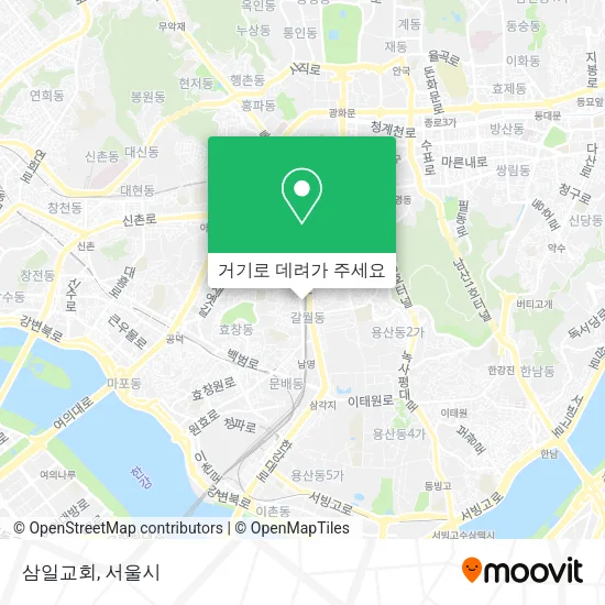 삼일교회 지도