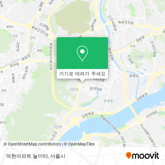 덕현아파트 놀이터 지도