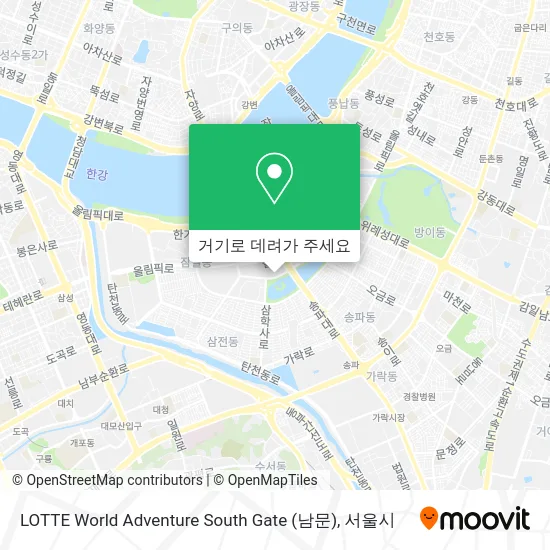 LOTTE World Adventure South Gate (남문) 지도