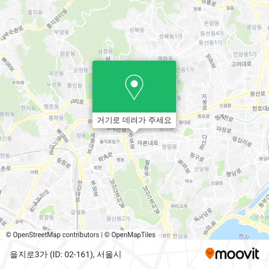 을지로3가 (ID: 02-161) 지도