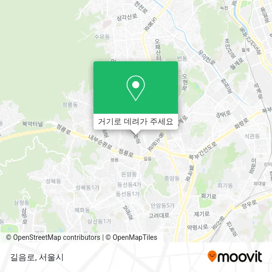길음로 지도