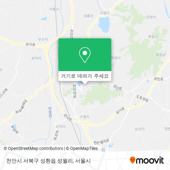 천안시 서북구 성환읍 성월리 지도