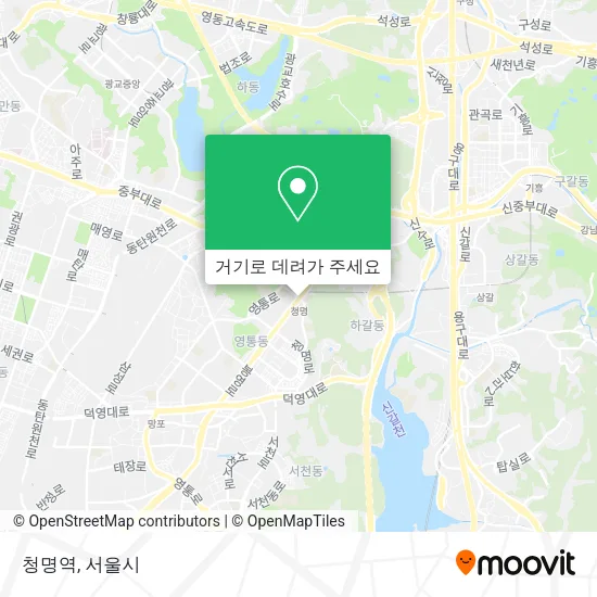 청명역 지도