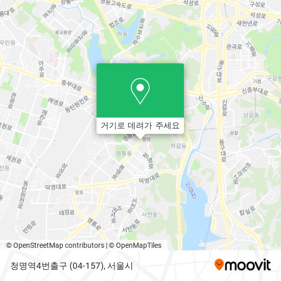 청명역4번출구 (04-157) 지도